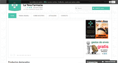 Desktop Screenshot of latevafarmacia.net