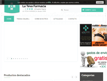 Tablet Screenshot of latevafarmacia.net